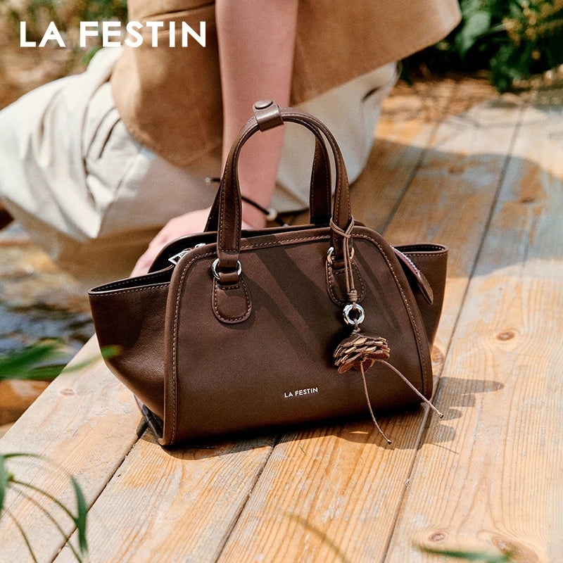 Leather Handbag New Dumpling Bag Fashion Crossbody Bag