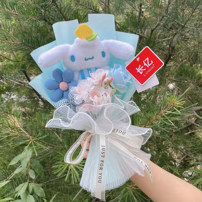 Sanrio Plush Flower Bouquet Gift
