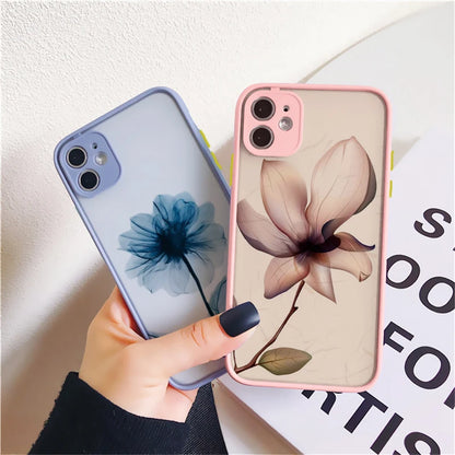Floral iPhone Case – Daisy Flower Shockproof Cover