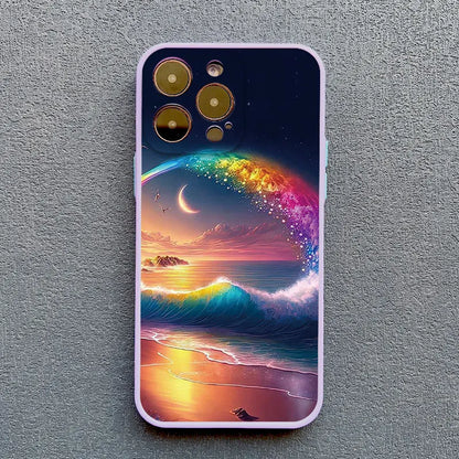 Starry Night Beach Art iPhone Case – iPhone 11 to 17 Series