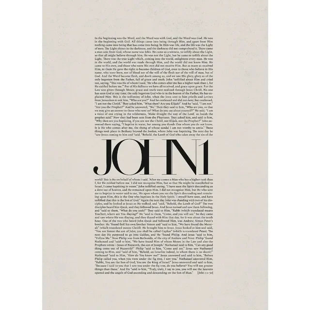 Bible Scripture Canvas Wall Art – Christian Quote Poster for Home Decor