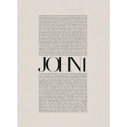 Bible Scripture Canvas Wall Art – Christian Quote Poster for Home Decor