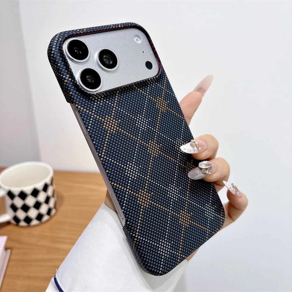 Carbon Fiber iPhone Case – Slim MagSafe Compatible Cover