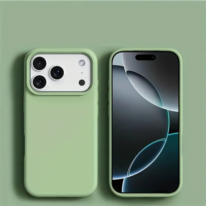 Liquid Silicone iPhone 17 Case – Shockproof Soft Cover for iPhone 17 / Pro / Pro Max / Air