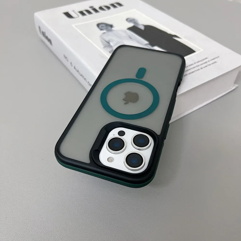 MagSafe Matte Translucent Shockproof iPhone Case – iPhone 11 to 16 Series