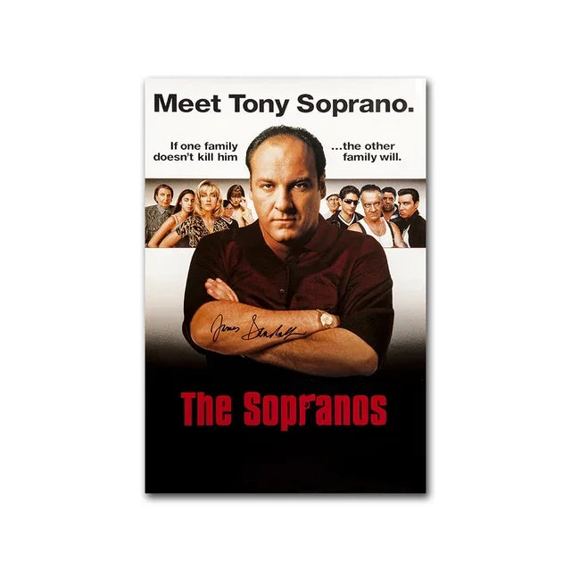 The Sopranos Canvas Print – Classic TV Series Wall Art