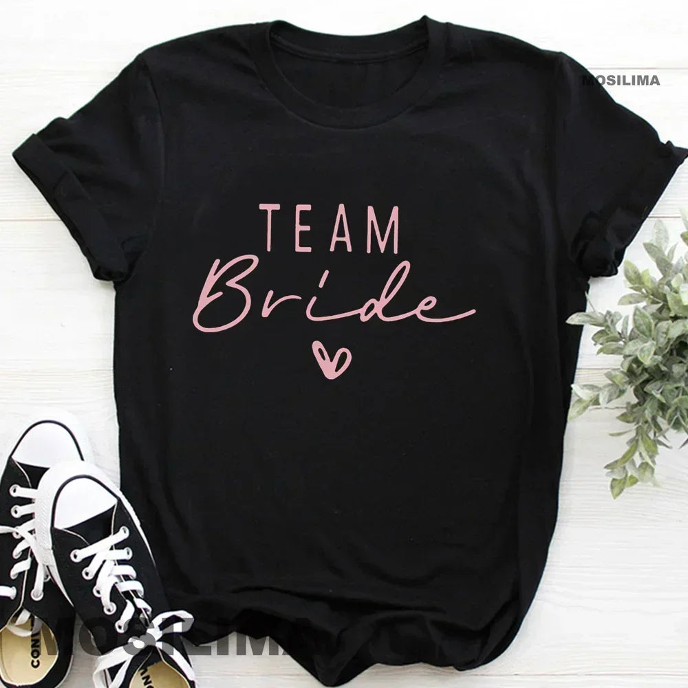 Bride & Bridesmaid Bachelorette Party T-Shirt for Women