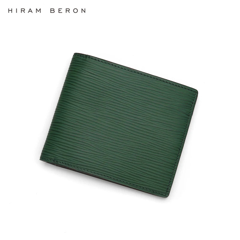 Personalized Men's Bifold Wallet – Epi Leather with Custom Name
