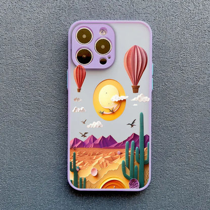 Mountain Landscape Scenery iPhone Case – Colorful Nature Print
