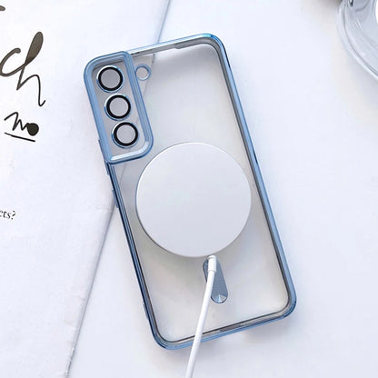 Magnetic Clear Case for Samsung Galaxy S21 S22 S23 Ultra Plus | Wireless Charging Compatible