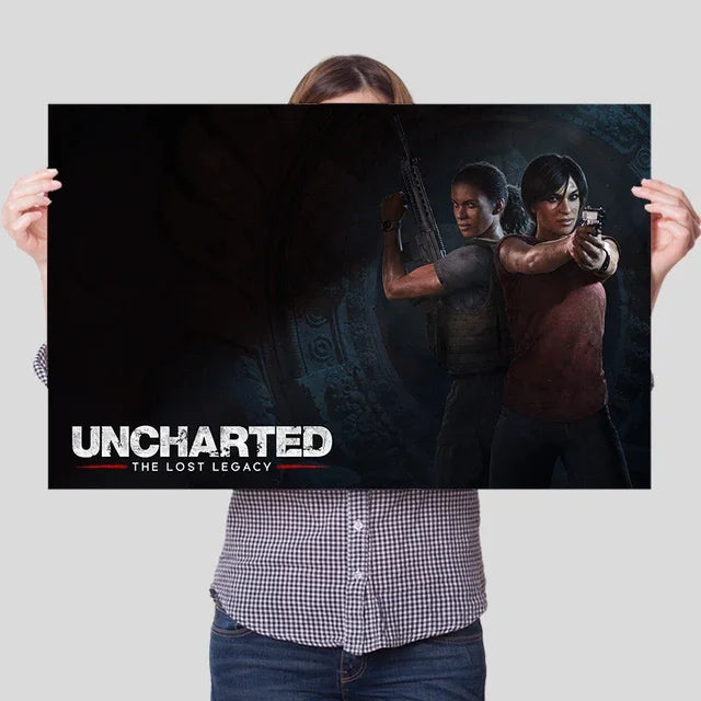 Uncharted Video Game Canvas Poster – Wall Art Print for Home Decor