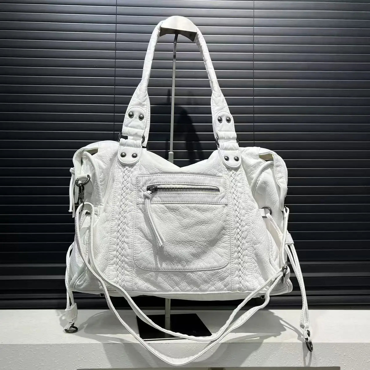 Ladies' Fashion Y2K Street Hot Girl Motorcycle Tote Bag