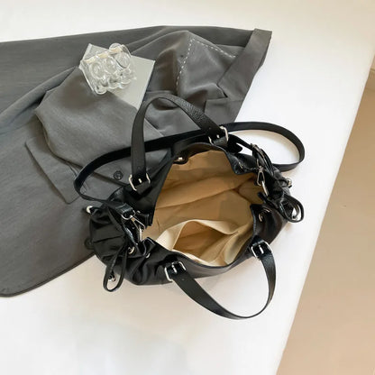PU Leather Pillow Shoulder Bag – Women's Korean Crossbody Handbag