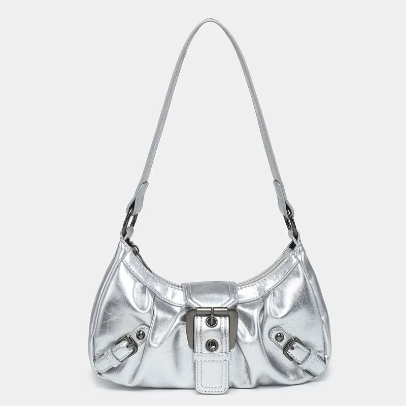 Maillard Y2K Vintage Leather Shoulder Bag