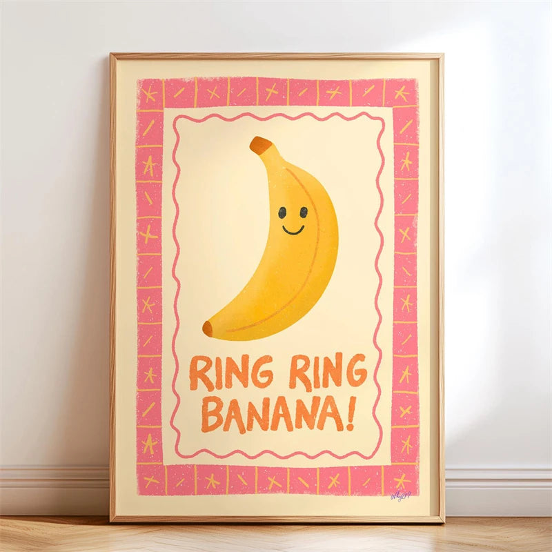 Boho Cat Bicycle Wall Art Poster – Kids Nursery Print