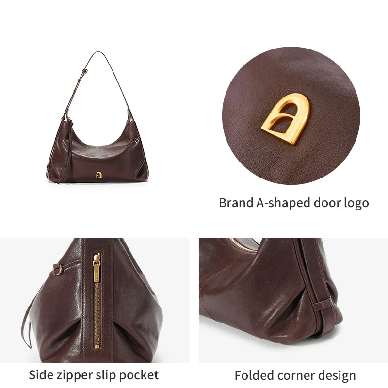Original Brand Handbag Women 2026 New Leather Bag