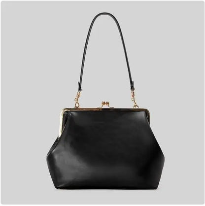 Luxury Clip Clasp Shoulder Bag – Women's Elegant Handbag