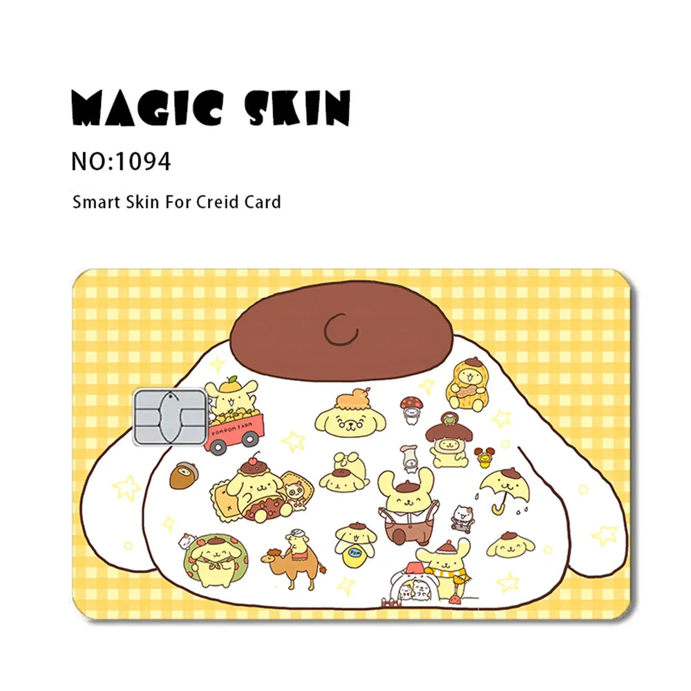 Sanrio Cartoon Bank Card Skin Stickers