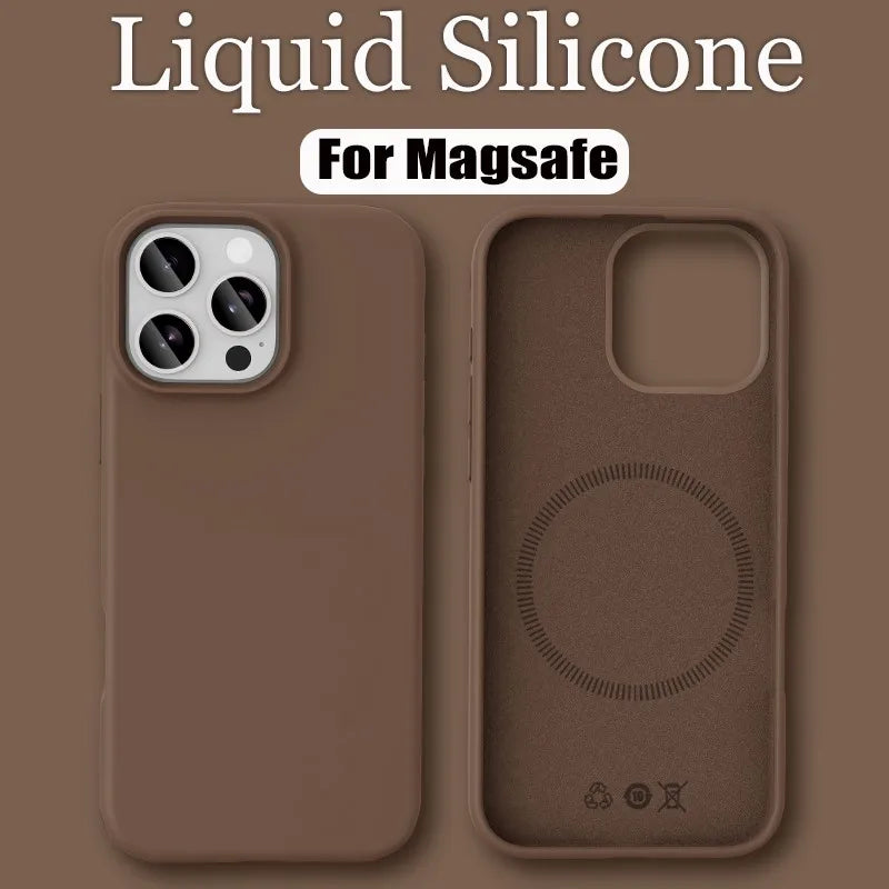 Liquid Silicone MagSafe iPhone Case – iPhone 13 to 17 Series