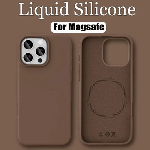 Liquid Silicone MagSafe iPhone Case – iPhone 13 to 17 Series