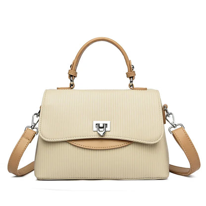 Designer Leather Handbag for Women – Multilayer Crossbody Shoulder Bag