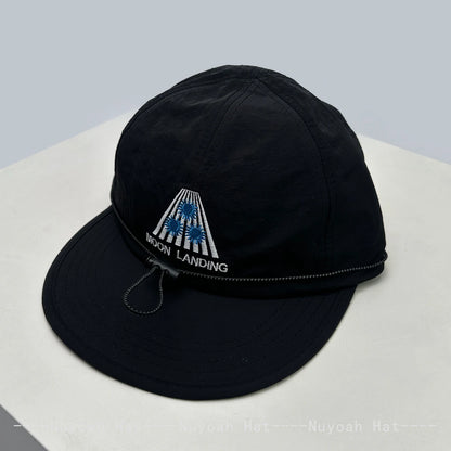 Embroidered Baseball Cap with Drawstring – Quick-Dry Unisex Sun Hat
