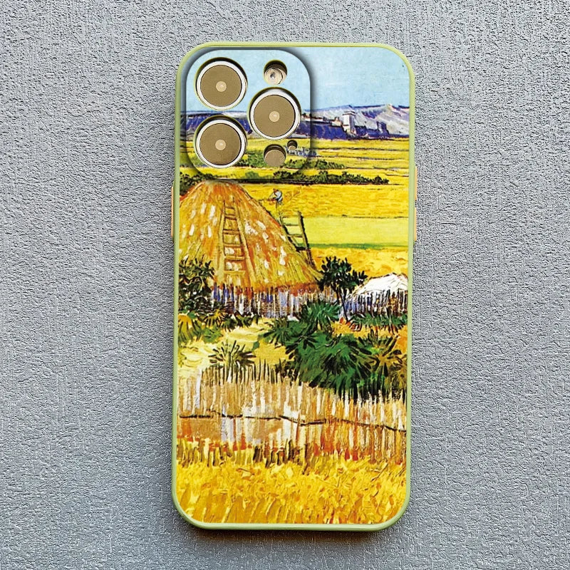 Van Gogh Oil Painting Phone Case for iPhone 17 16 15 14 13 12 11 X Series