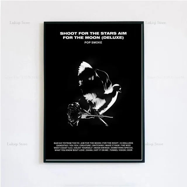 Pop Smoke Faith Album Poster Canvas Wall Art Print