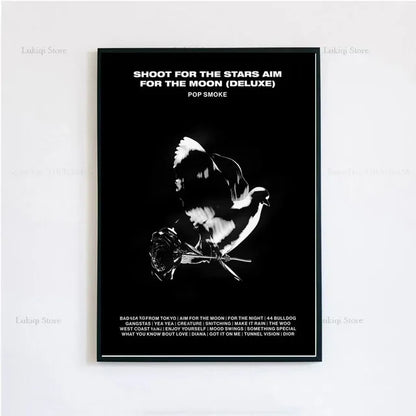Pop Smoke Faith Album Poster Canvas Wall Art Print