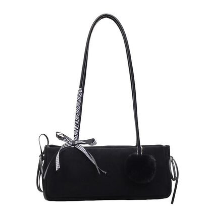 PU Leather Tote Bag – Retro Underarm Shoulder Bag for Women
