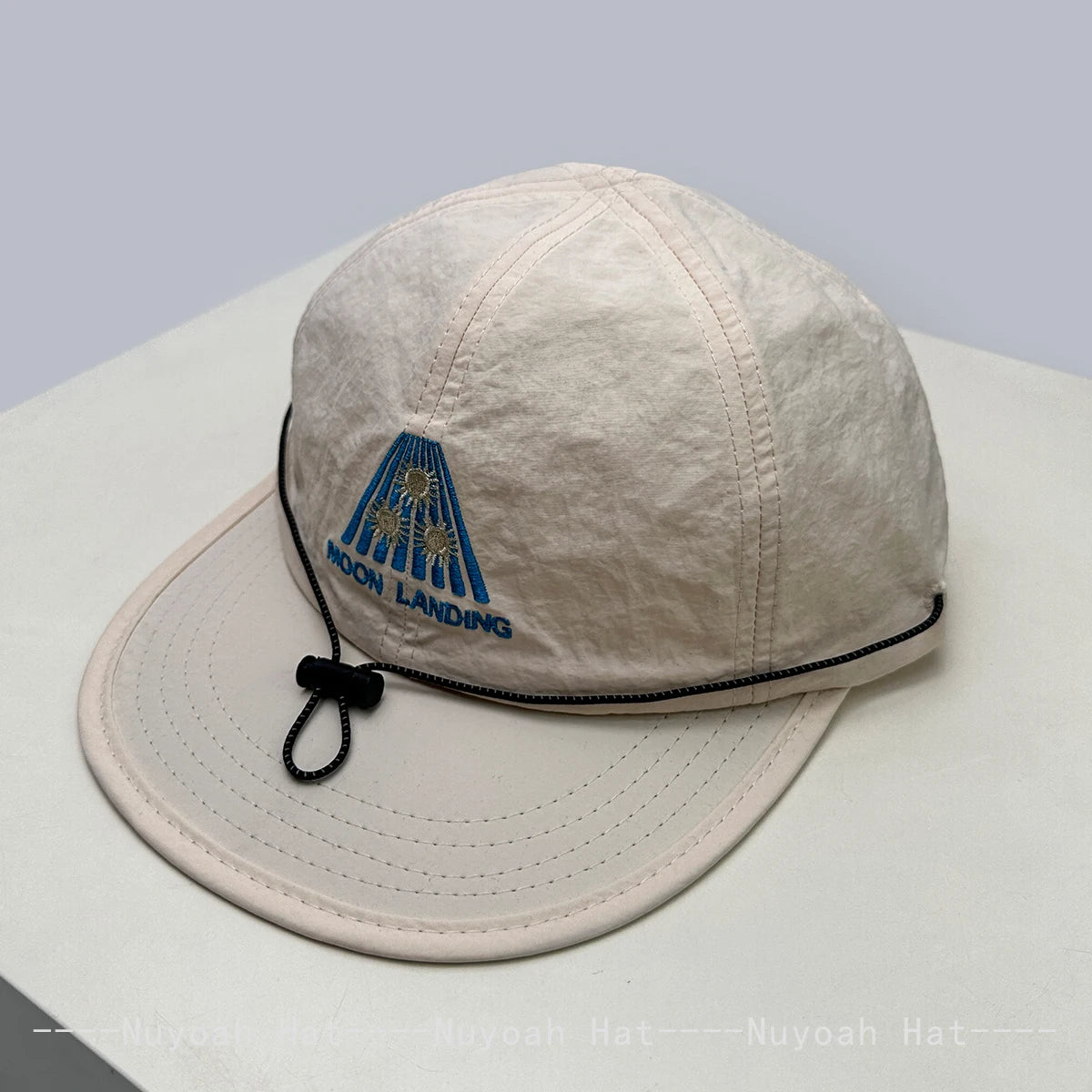 Embroidered Baseball Cap with Drawstring – Quick-Dry Unisex Sun Hat