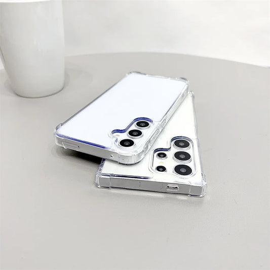 Clear Anti-Yellowing Samsung Galaxy Case – S20 to S25 & A Series