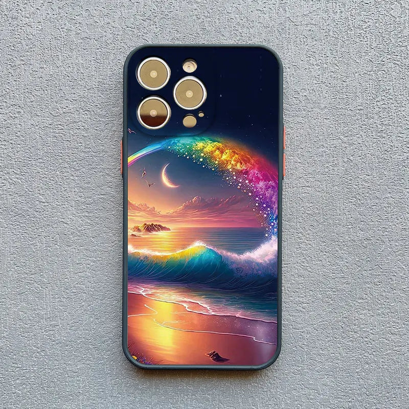 Starry Night Beach Art iPhone Case – iPhone 11 to 17 Series