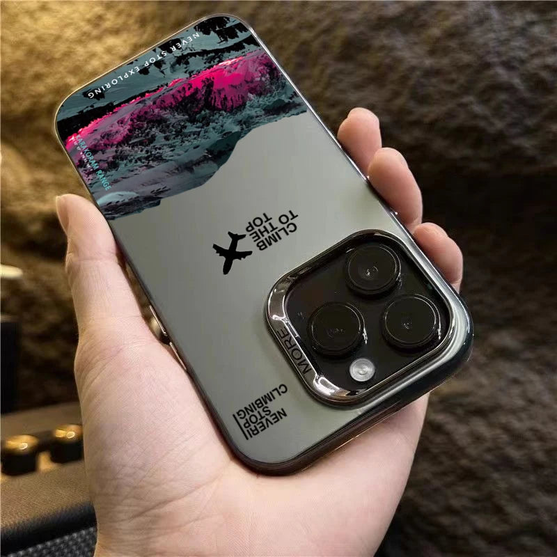 Mountain Peak iPhone Case – Shockproof Adventure Design for iPhone 11–17 Series