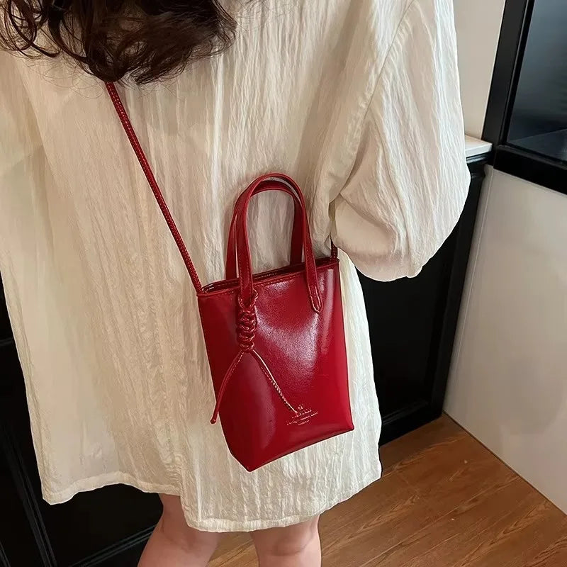 PU Leather Mini Crossbody Bag