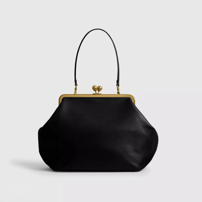Luxury Design Clip Bag Fashion Largecapacity Frame Handbag
