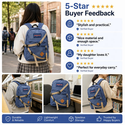 Spider-Man Denim Backpack – Large Laptop Travel Bag 40x30cm