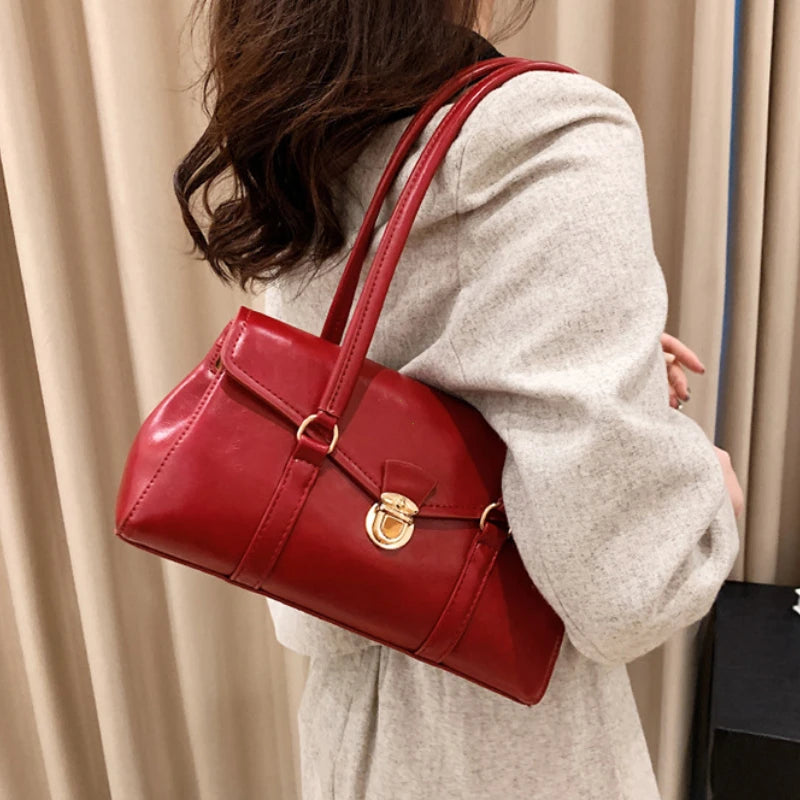 England Style Retro Shoulder Bags High-Grade Sense