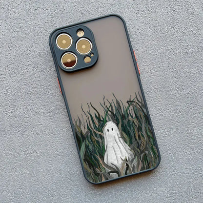 Ghost iPhone Case – Shockproof Cute Strawberry Garden Design