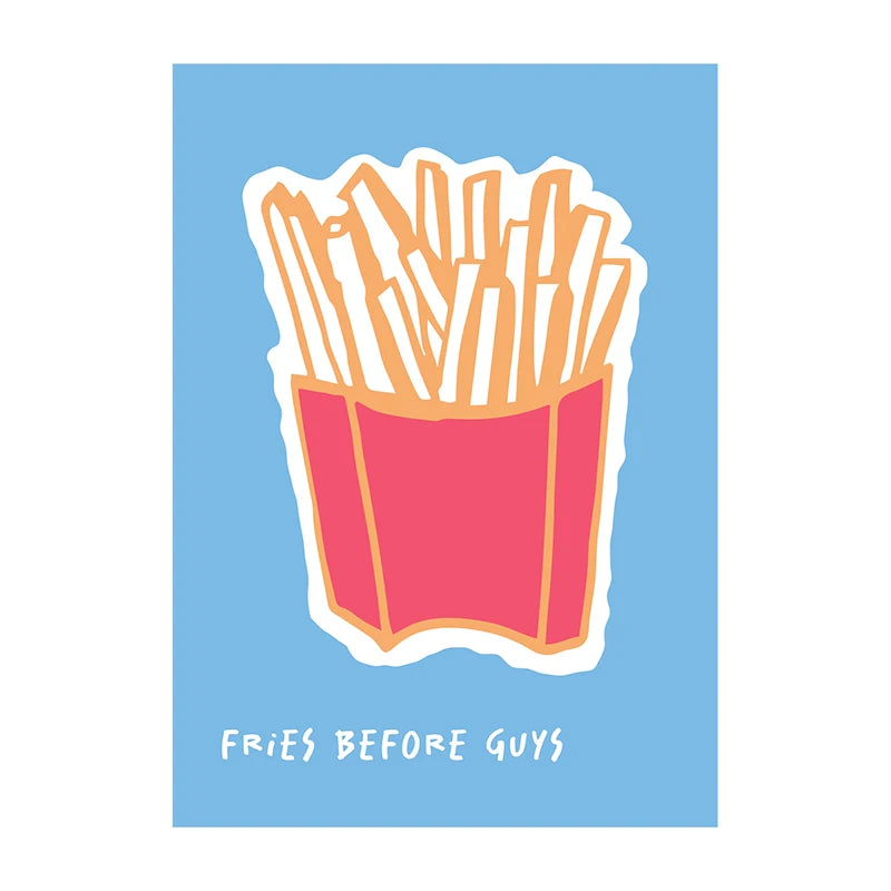 Minimalist Kitchen Wall Art Poster – Food Print for Home Decor