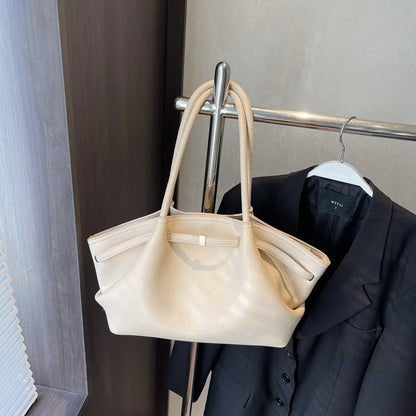 PU Leather Tote Bag for Women – Large Shoulder Handbag