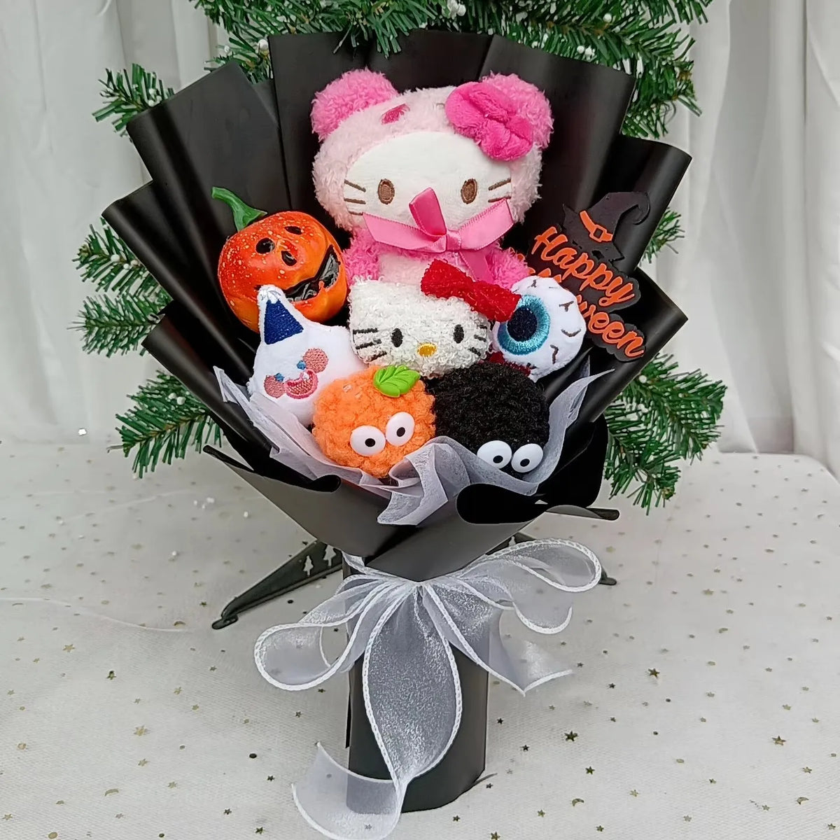 Hello Kitty Plush Bouquet Rose Flower Gift
