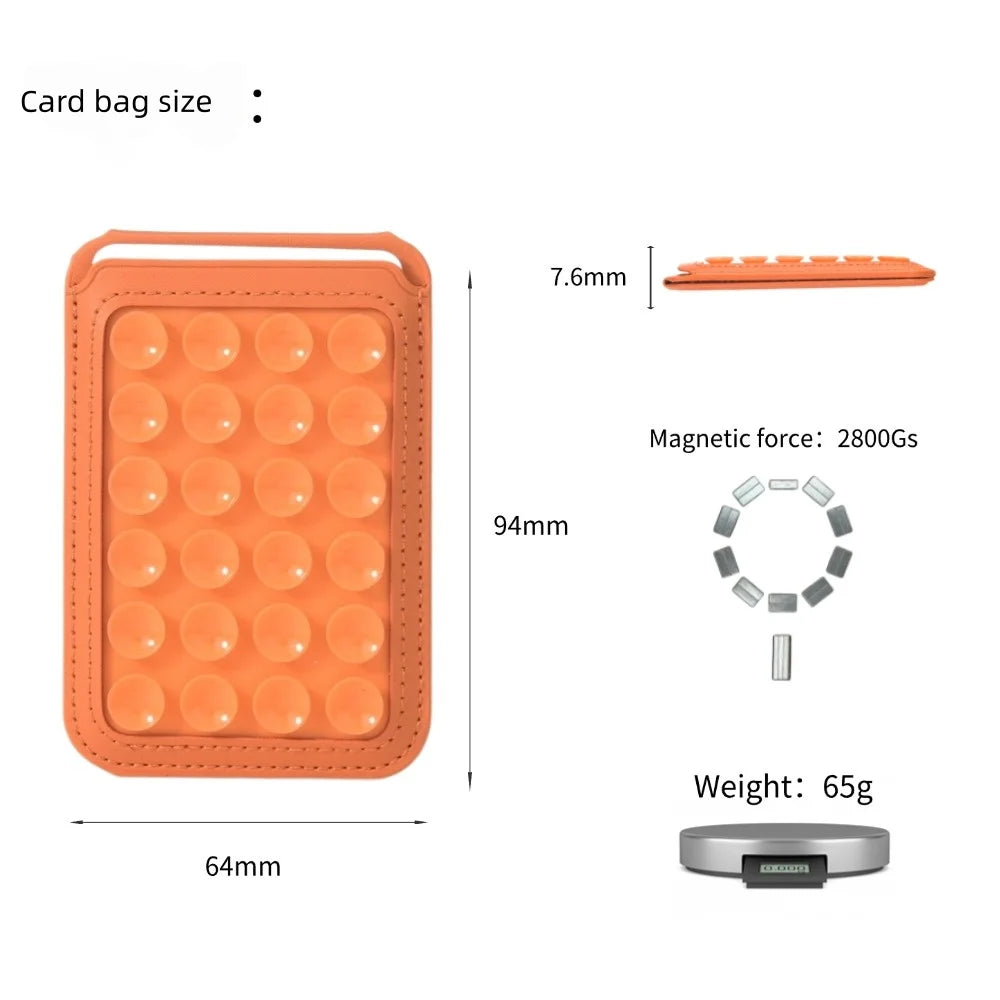 Silicone Suction Cup Phone Grip Pad – 24-Cup Anti-Slip Mount for iPhone