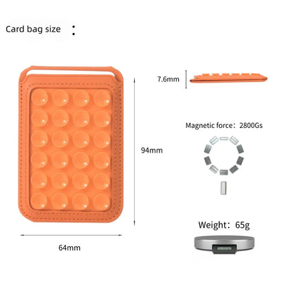 Silicone Suction Cup Phone Grip Pad – 24-Cup Anti-Slip Mount for iPhone