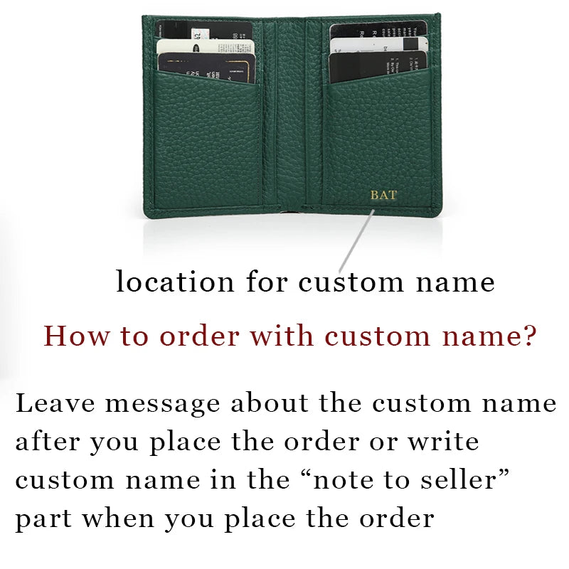 RFID Blocking Slim Leather Wallet for Men