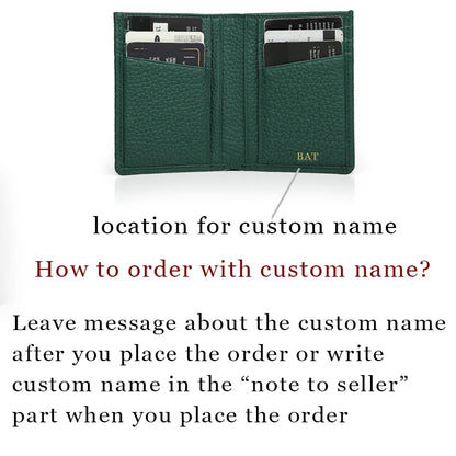 RFID Blocking Slim Leather Wallet for Men