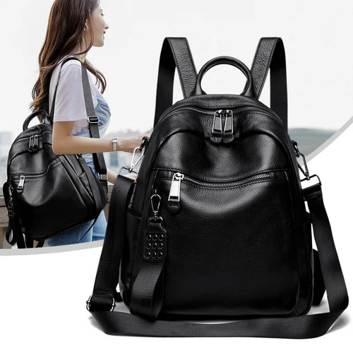 Designer Genuine Leather Women's Backpack – Luxury Cowhide