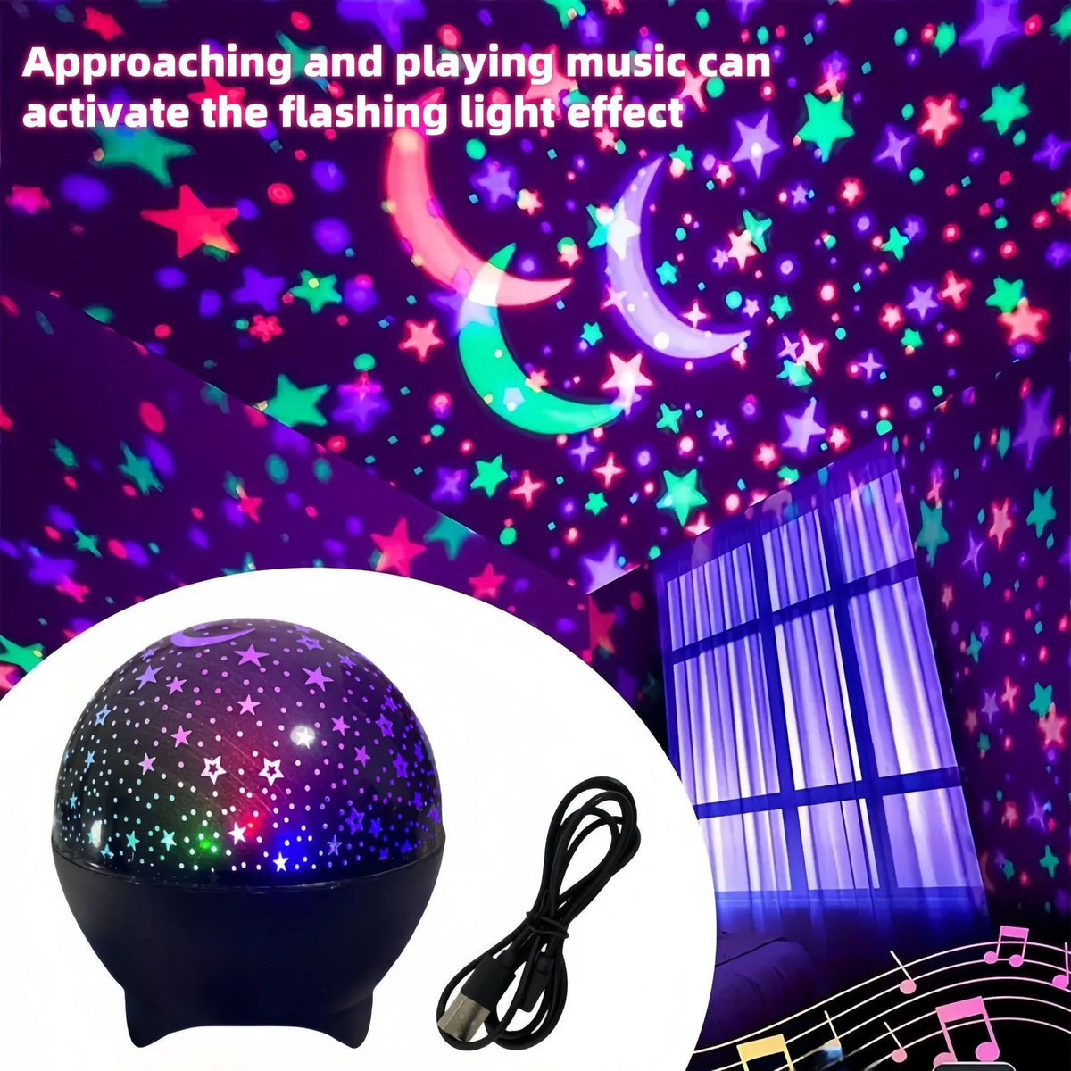 Galaxy Star Projector Night Light