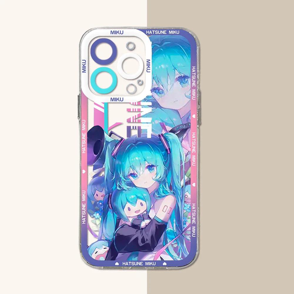 Hatsune Miku iPhone Case – Anime Phone Cover for iPhone 11–17