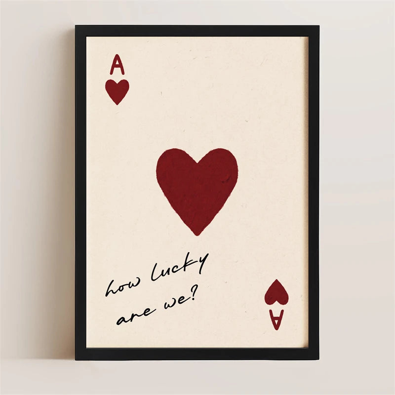 8-Ball Feeling Lucky Minimalist Wall Art Poster